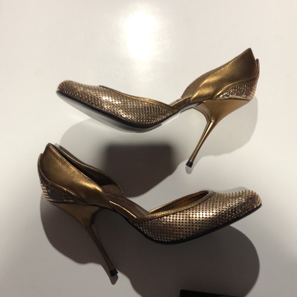 Steve Madden bronze heels size 7 - Picture 5 of 7